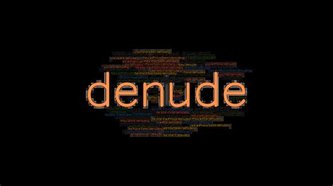 denude verb